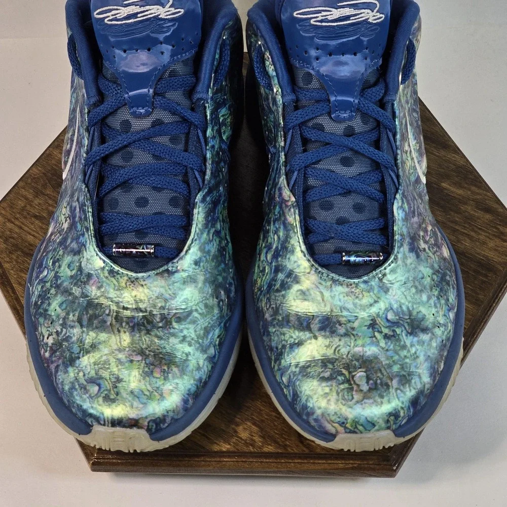 Nike LeBron 21 Shoes Mens Size 8 Blue Air Zoom‎ Basketball Abalone FN0708-400